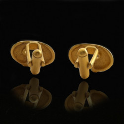 "Precolombian" Gold-plated  Cufflinks