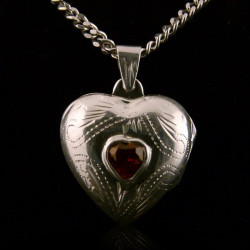 Locket Pendant Heart "Princess Mathilde"