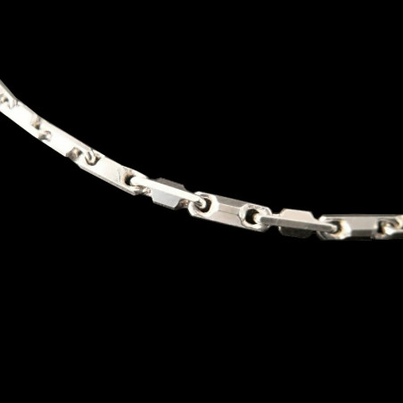 Heshe silver chain for men