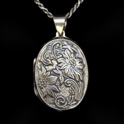 "Floral Renaissance" Locket