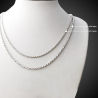 Twisted Rope 925  Sterling Silver Chain Necklace