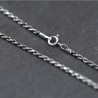 Corde torsadée
  Collier chaîne en argent sterling vieilli oxydé 925