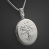 Sablé Arbre de vie pendentif médaillon