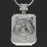 Locket Pendant for men "Liger" sterling silver