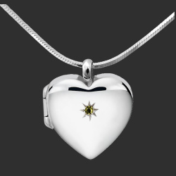 Petite Amelia Heart locket