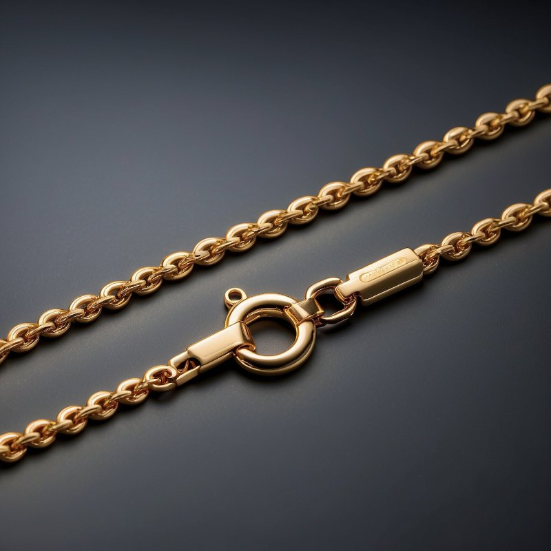 Gold Plated "Cable" Chain