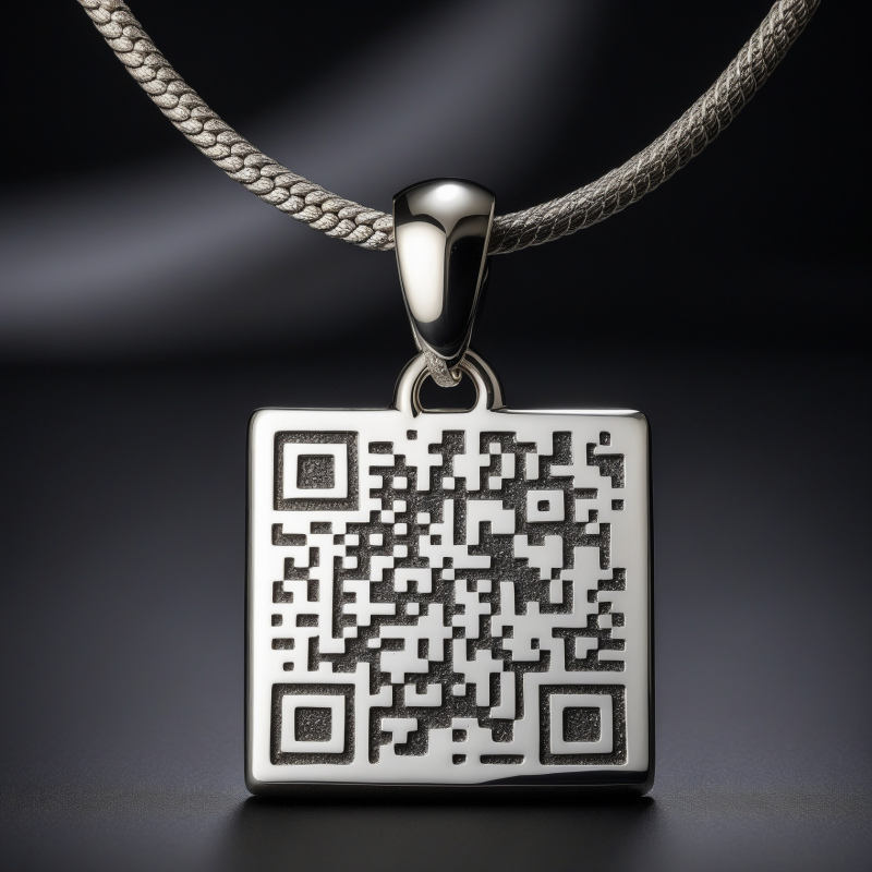 Code QR pendentif