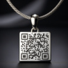 Código QR colgante